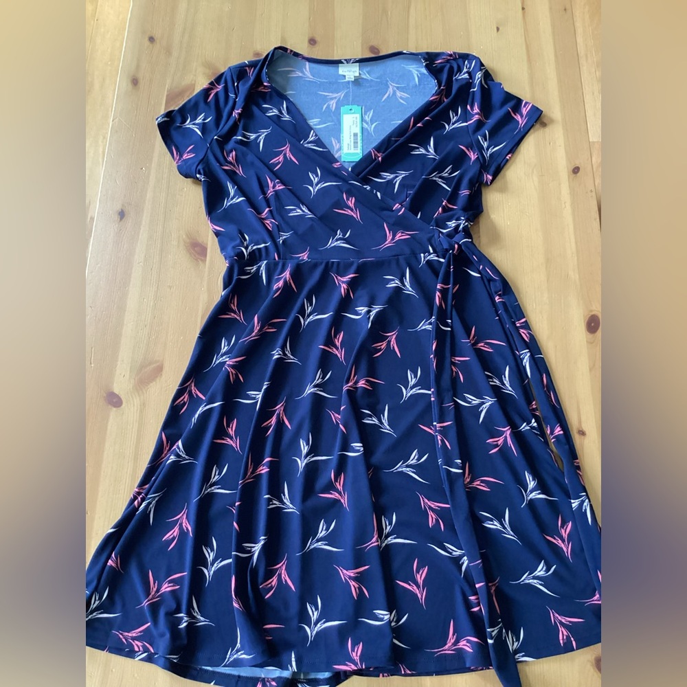 KAILEIGH Arnett Faux Wrap Knit Dress